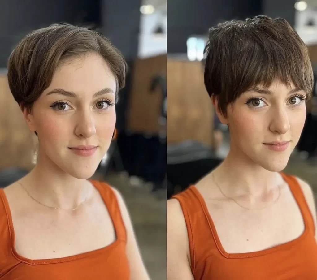 model rambut tipis pixie wanita
