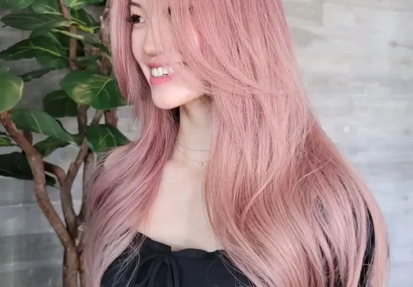 warna rambut ash pink dan grey untuk wanita indonesia