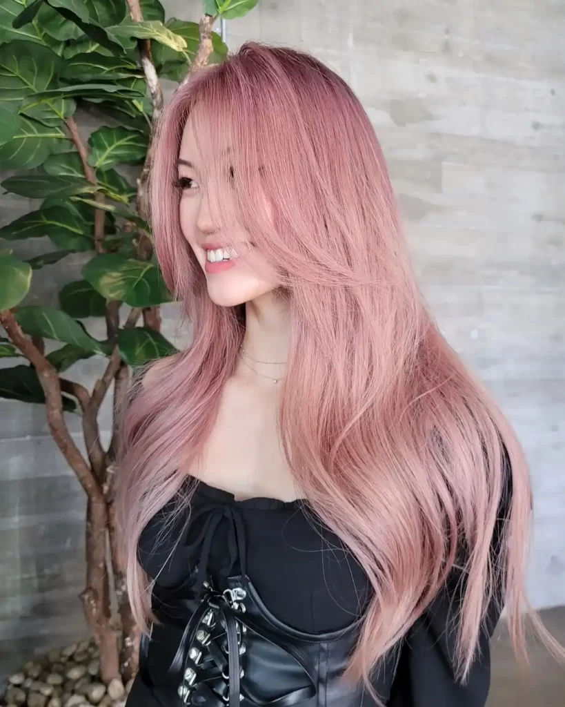 warna rambut ash pink dan grey untuk wanita indonesia