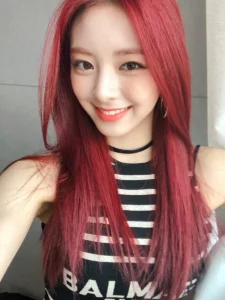 maroon pastel warna rambut merah fanta
