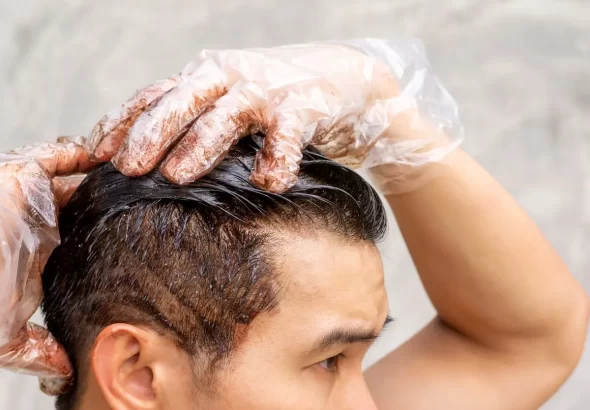 cara bleaching rambut pria