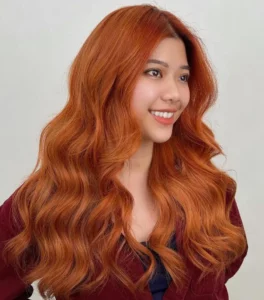 warna rambut untuk kulit gelap copper red