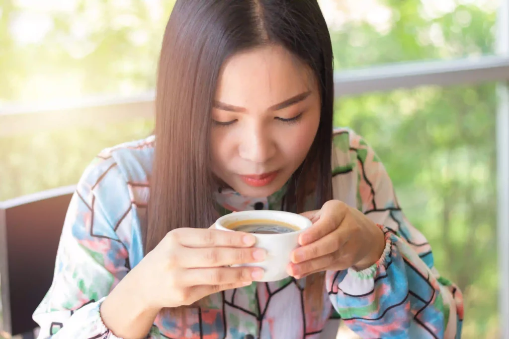 warna rambut kopi