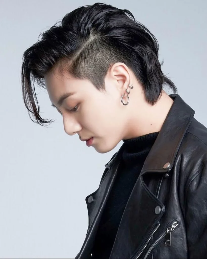 model rambut jungkook undercut