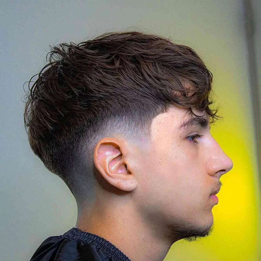 gaya rambut mid fade