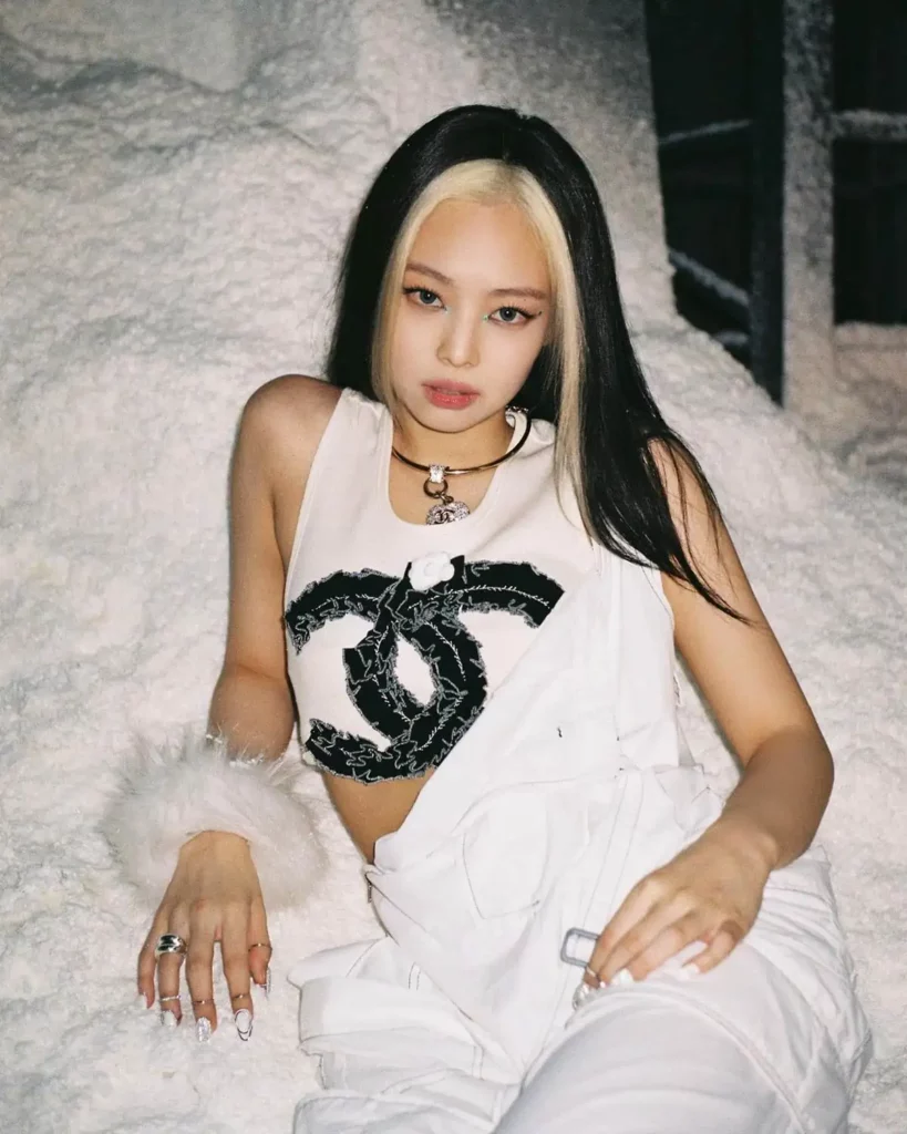 warna rambut money piece
