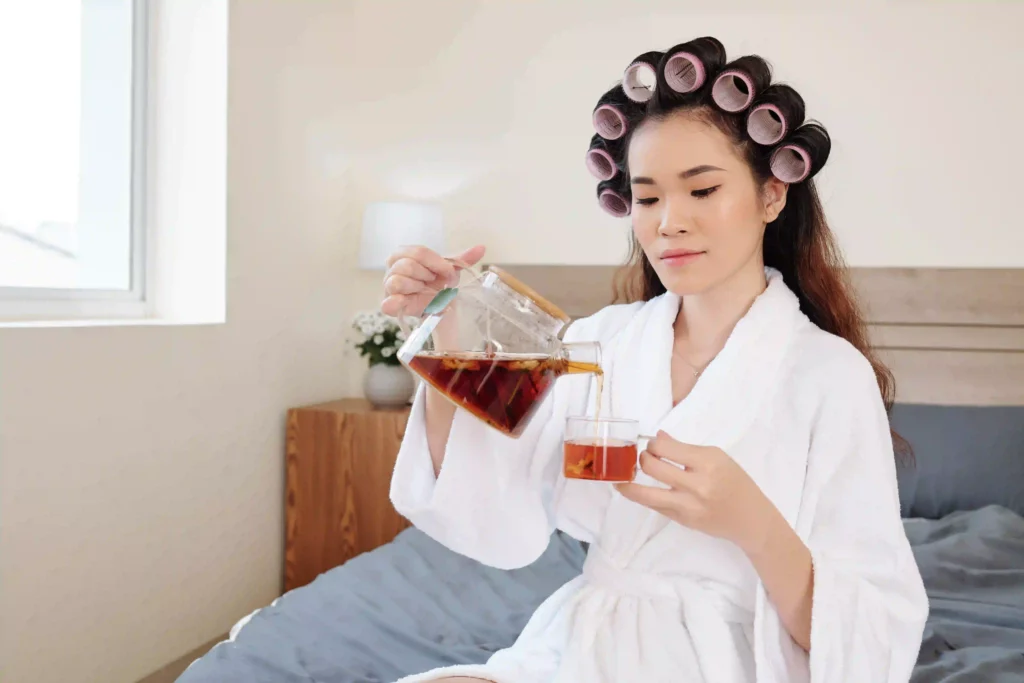 manfaat teh untuk rambut