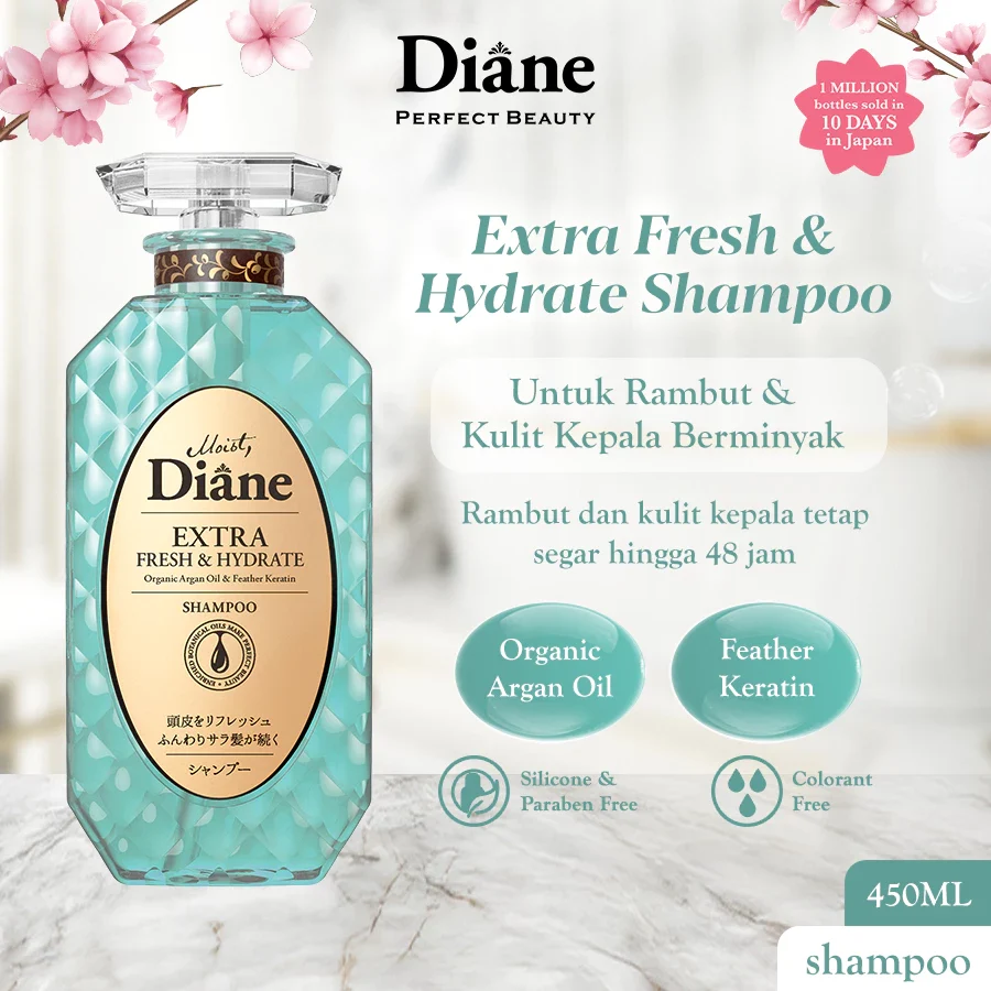 Moist Diane Extra Fresh and Hydrate Shampoo