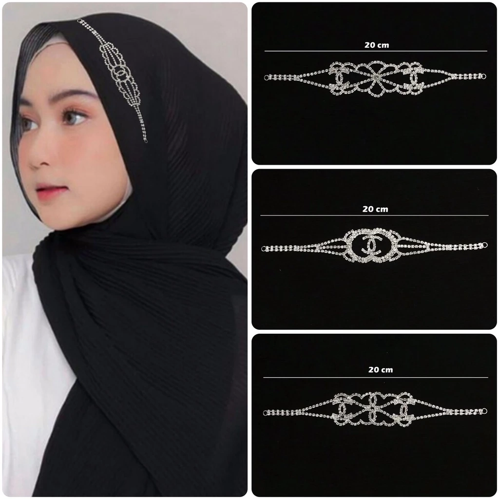 Headpiece Mahkota Kerudung JM 9045